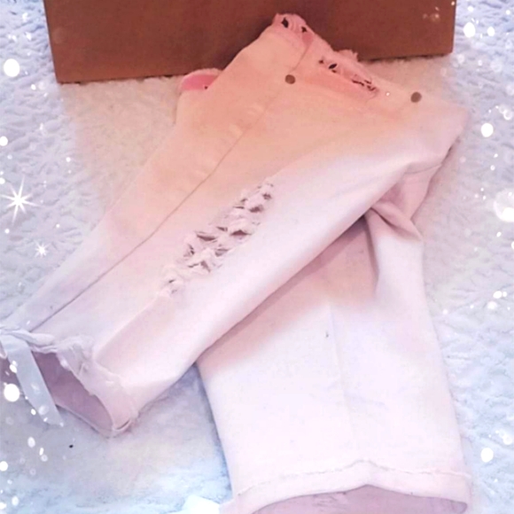 Just My Size size 7 Pink Denim